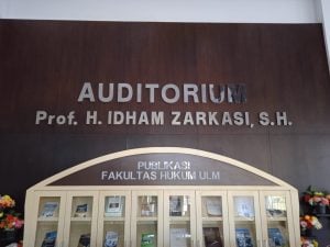 Auditorium Prof Idham Zarkasi SH